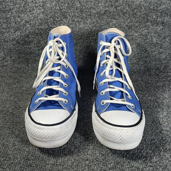Converse Chuck Taylor All Star Lift Platform Women Size 9 Blue High Top - Picture 3 of 9
